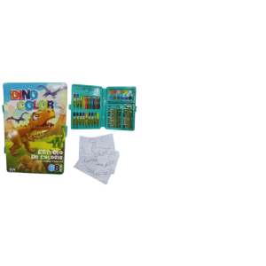 KIT DE COLORIR DINO/UNICORNIO  C/68 PEÇAS  BARCELONA