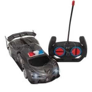 CARRO DE CONTROLE REMOTO VIATURA BATERIA RECARR.