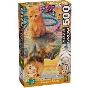 Q.CAB 500PCS ADORAVEIS FELINOS