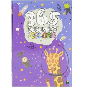 LIVRO 365 DESENHOS PARA COLORIR ROXO
