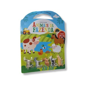 LIVRO MAIS COR E DIVERSAO ANIMAIS DA FAZENDA