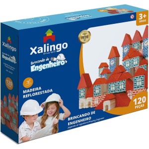 BRINCANDO DE ENGENHEIRO 120PCS XALINGO