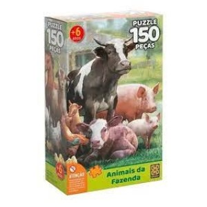 Q. CAB 150 PCS ANIMAIS DA FAZENDA GROW